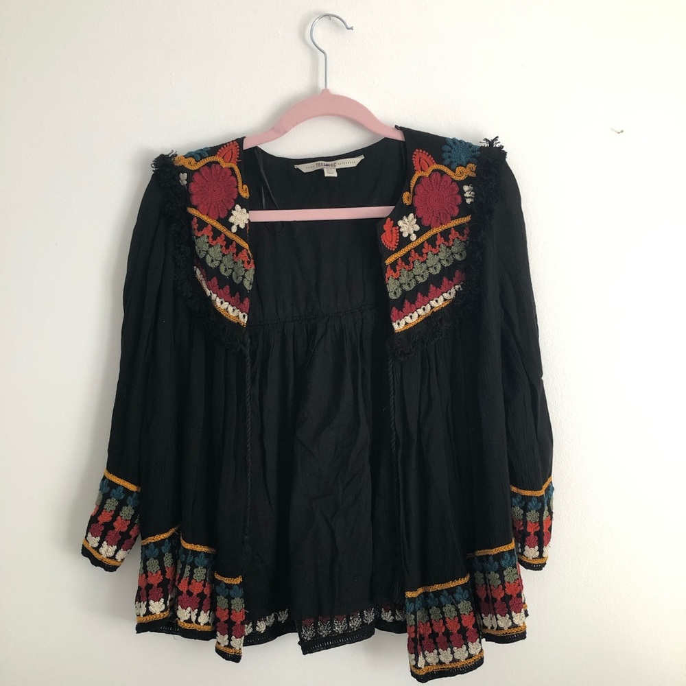Zara TRAFALUC outerwear embroider